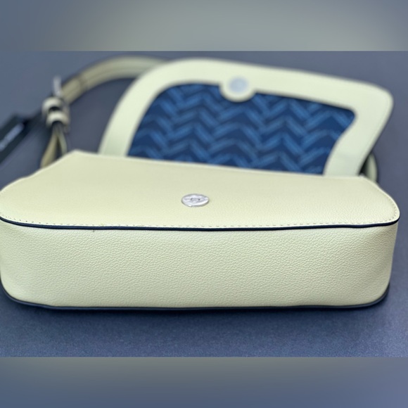 French Connection - Alva Pebbled Faux Leather Angled Shoulder Bag - Picture 13 of 15